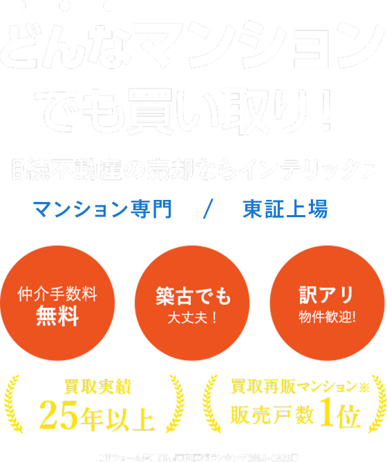 どんなマンションでも買い取り！